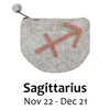 Felt Sagittarius Zodiac Coin Purse - Nepal