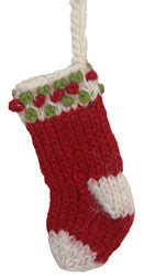 Alpaca Stocking Ornament - Peru