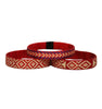 Third Time is the Charm - Cana Flecha Cuff Bracelets - Set of 3 - Red Tones - Colombia