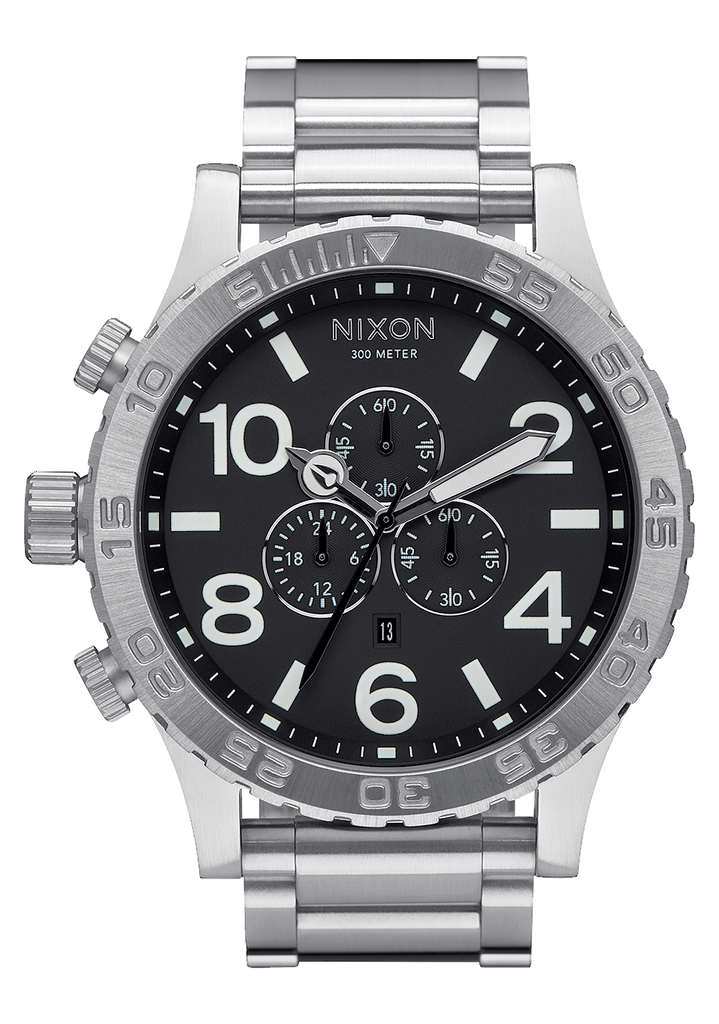 51-30 Chrono 腕時計 | 黒 | ステンレス鋼 – Nixon JP