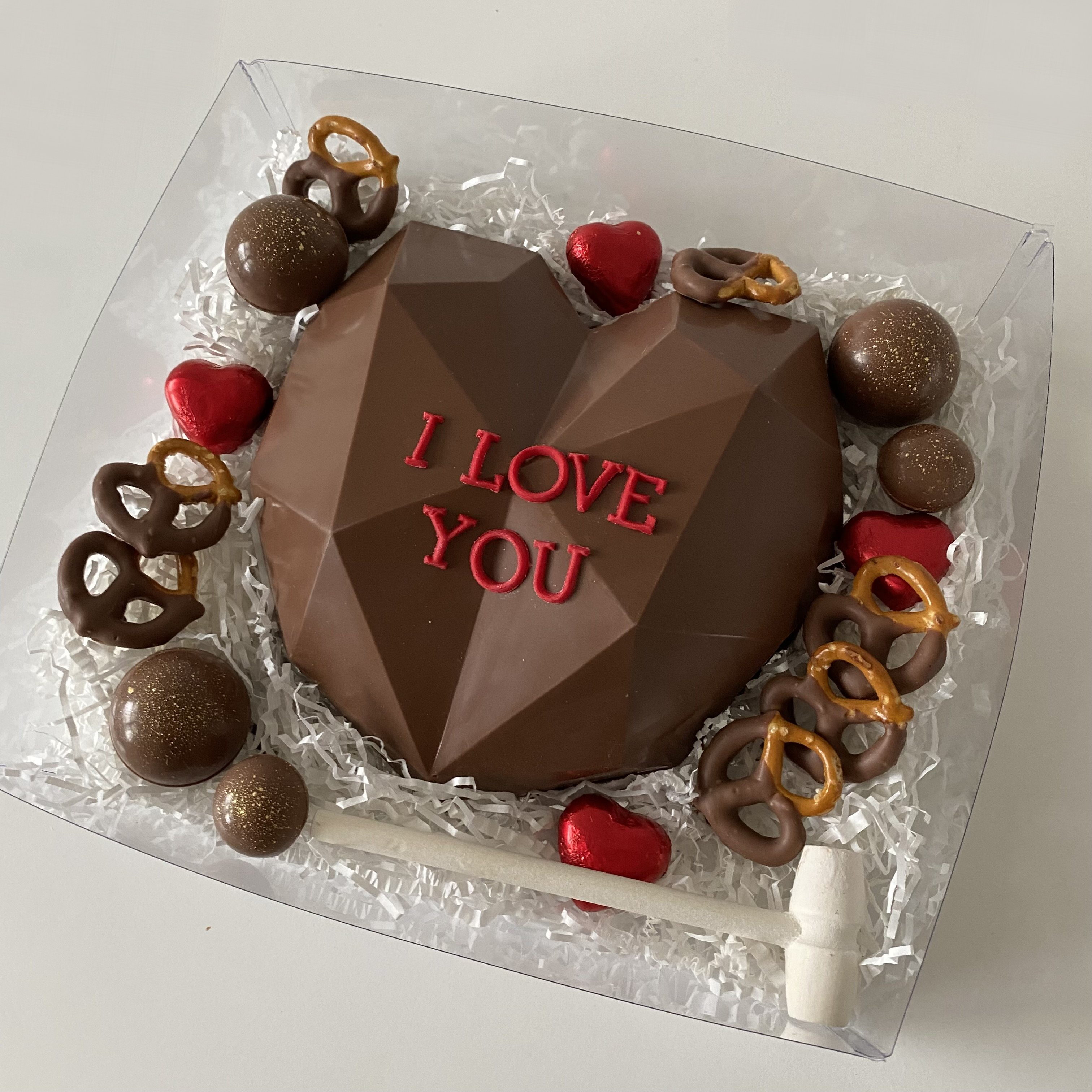 Breakable Chocolate Heart - Courtney's Sweets