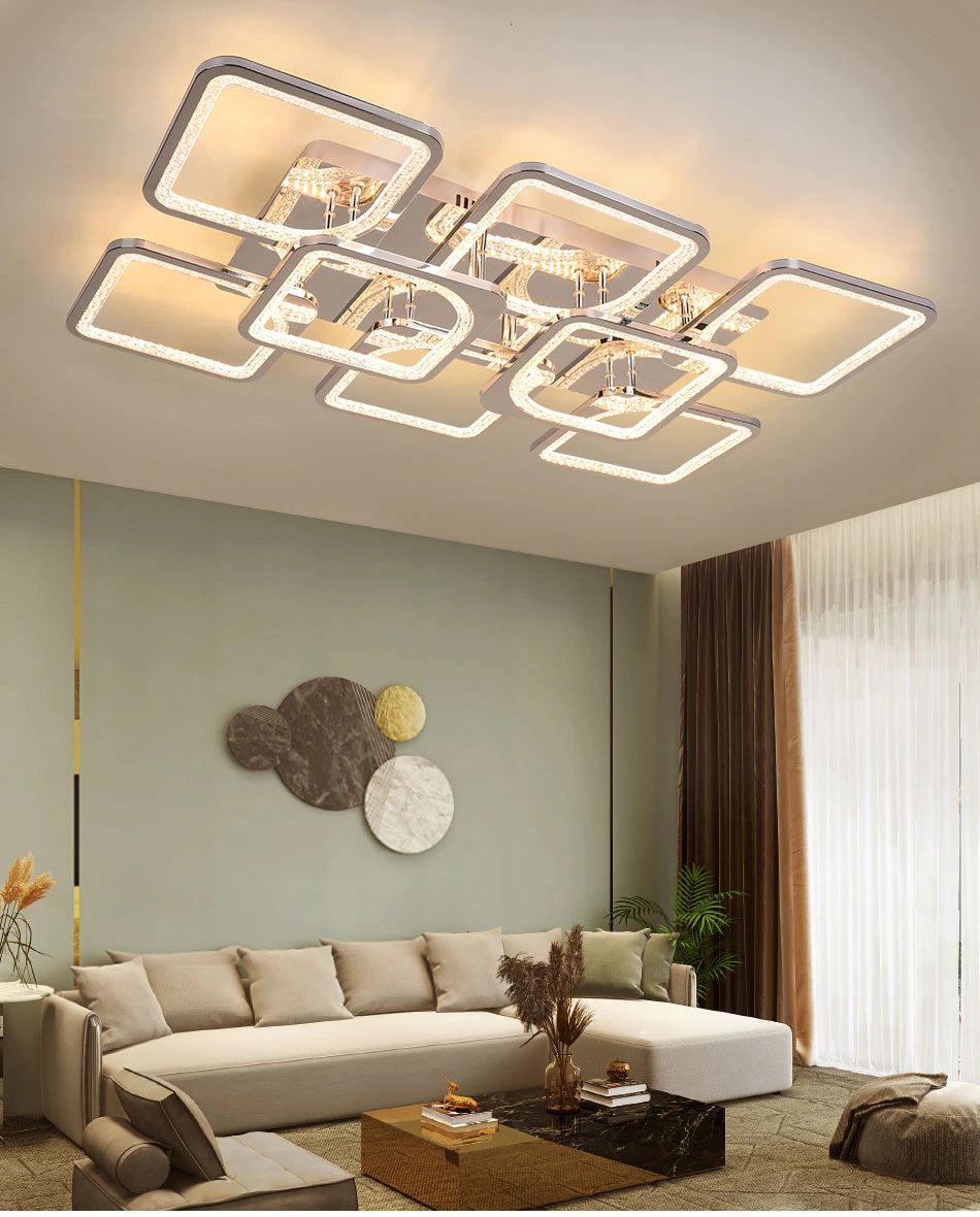 inhoud Portiek condoom Moderne plafonniere incl. dimbare LED-verlichting en afstandsbediening –  Lampfabriek