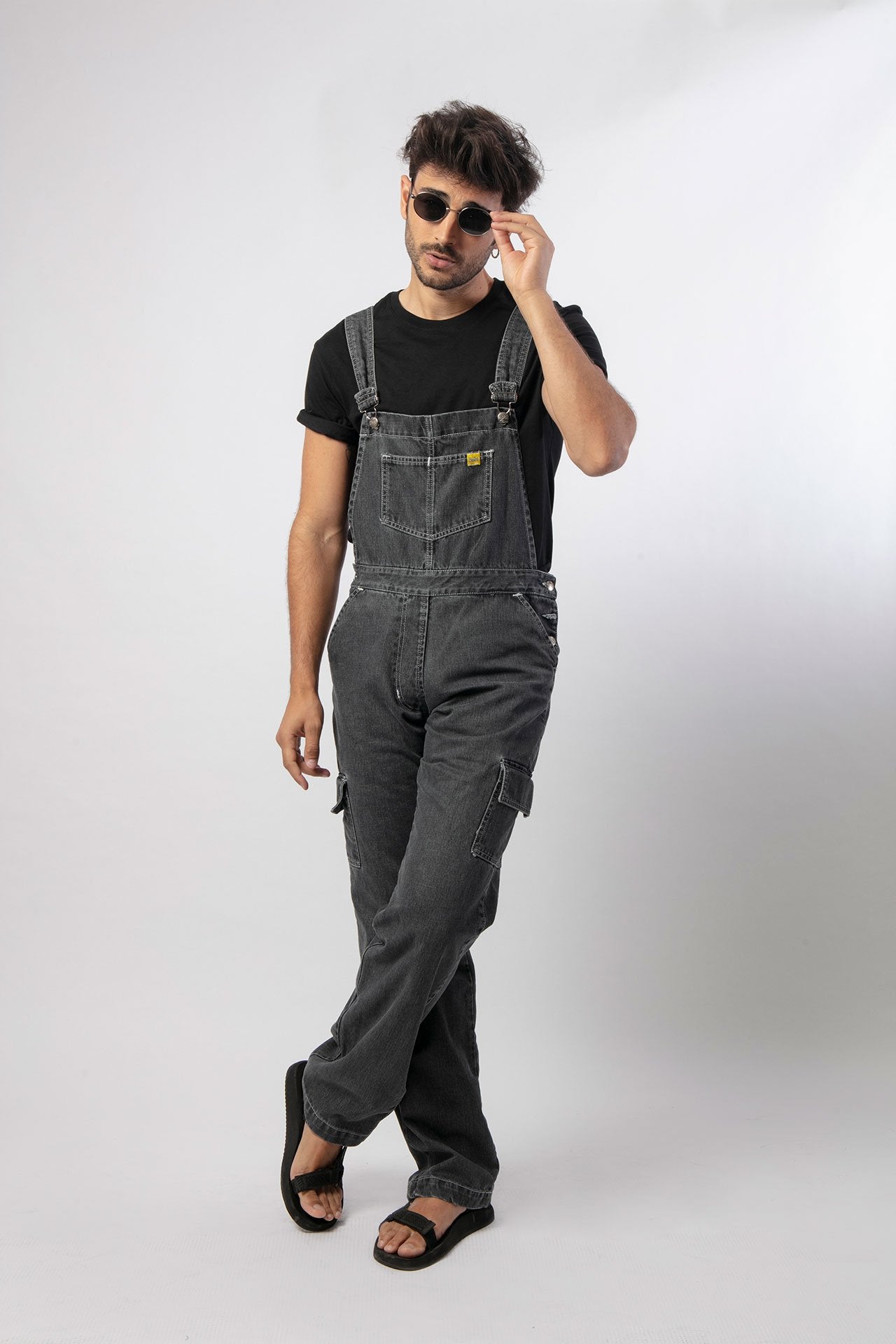 Repelente intelectual ornamento Peto Vaquero Negro para Hombre – Bustins Jeans
