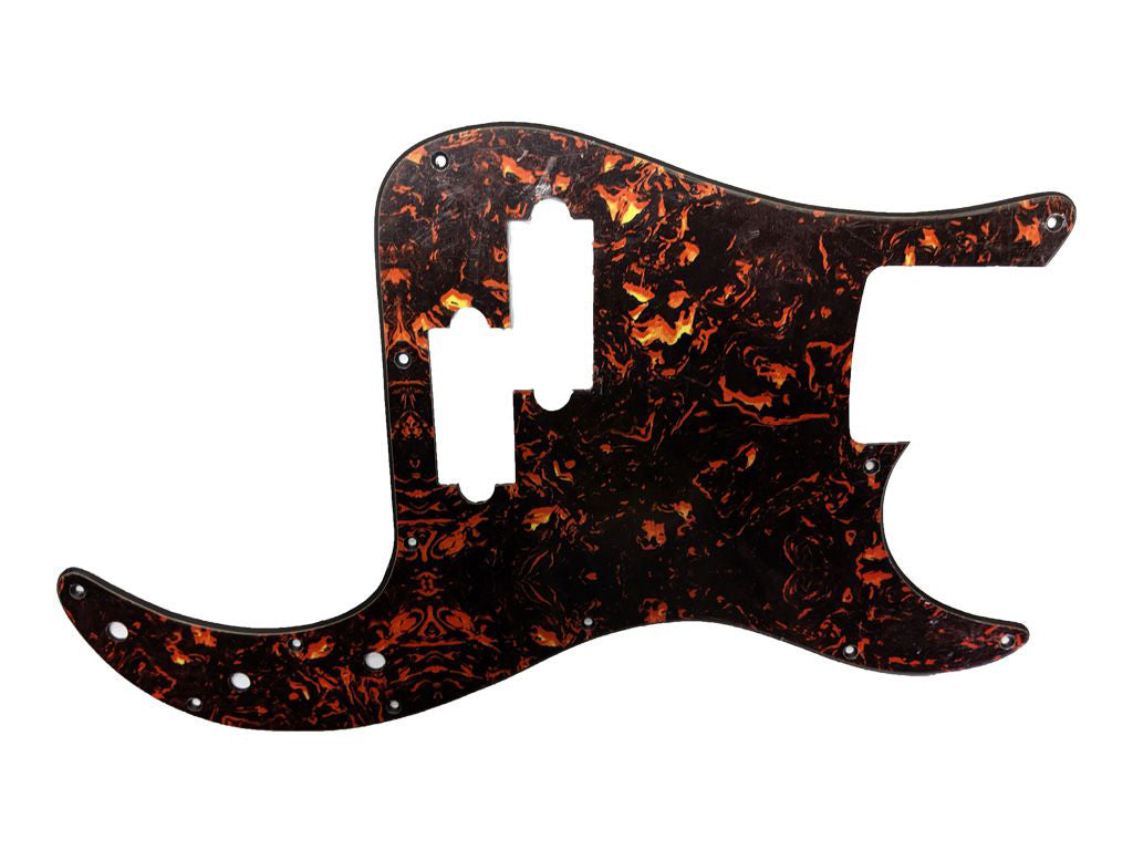 fender squier p bass pickguard 14 hole