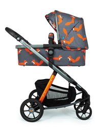 Giggle Quad Pack silla de coche con base i-Size Charcoal Mister Fox