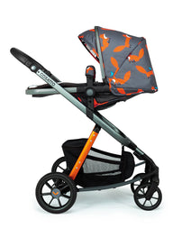 Giggle Quad Pack silla de coche con base i-Size Charcoal Mister Fox