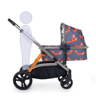 Wow XL Packs de silla de coche Charcoal Mister Fox