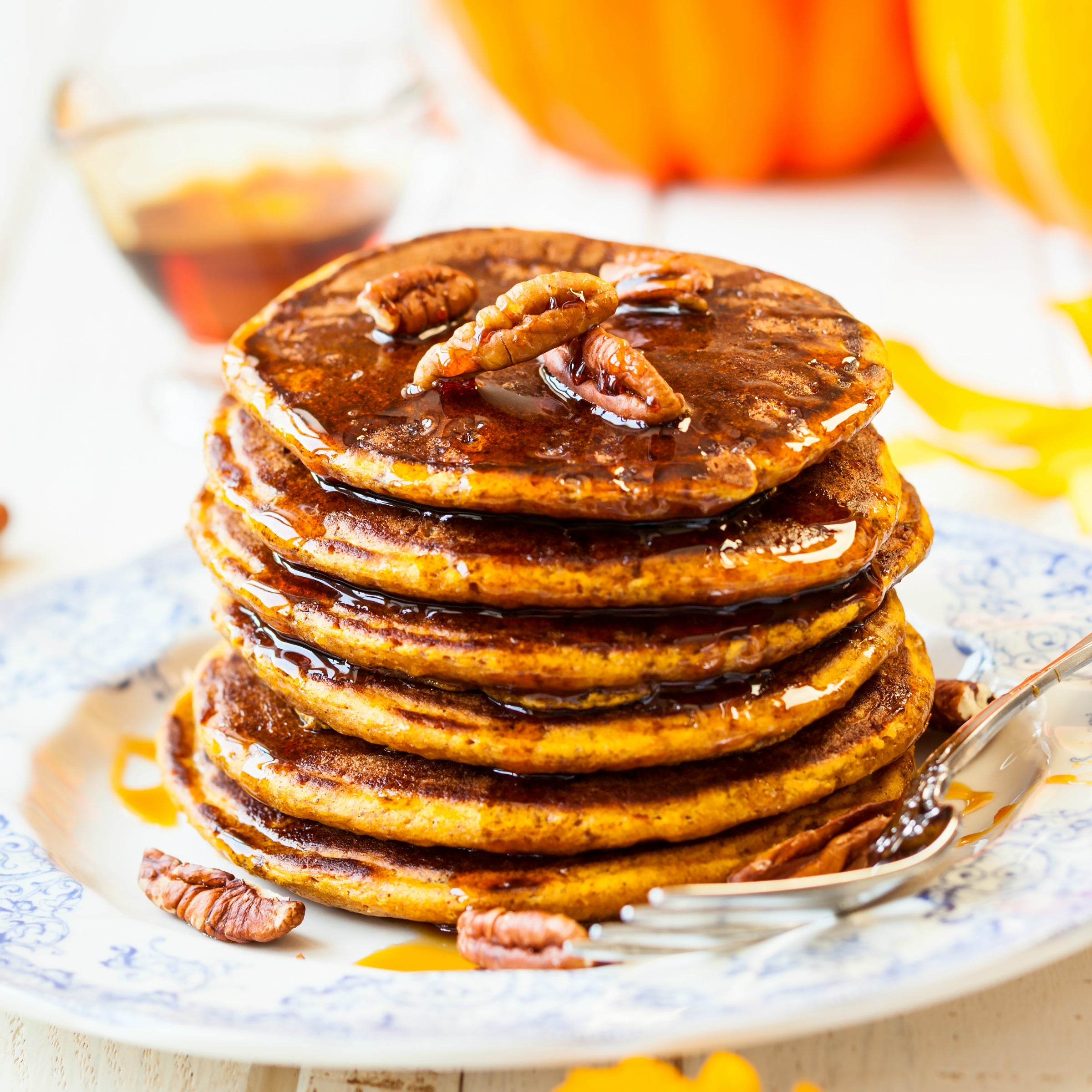 Kürbis Pfannkuchen | Pumpkin Pancakes | Your Super DE