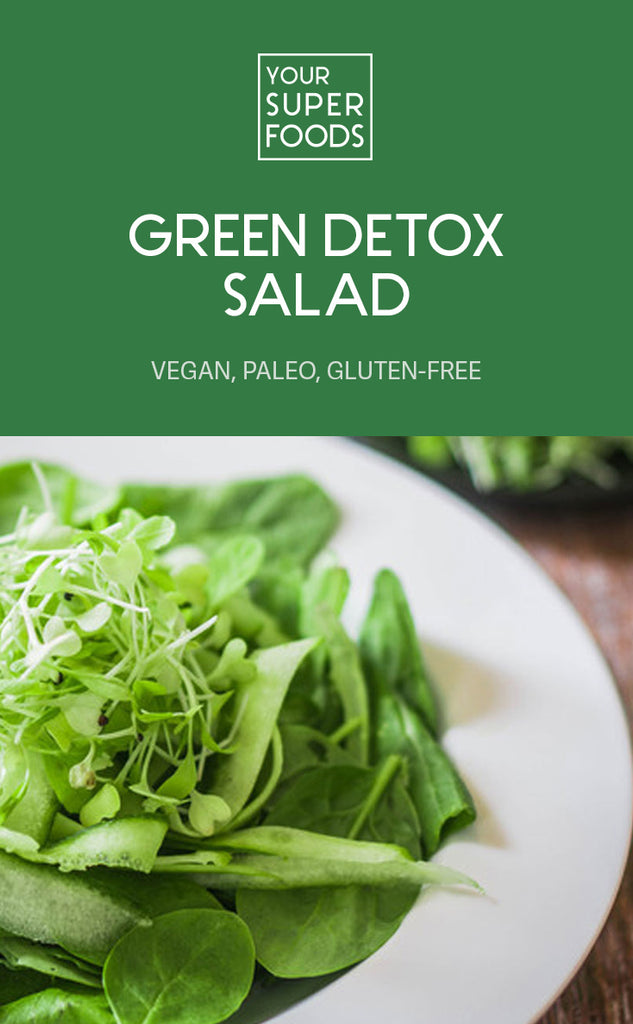 green detox salad