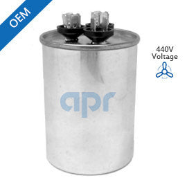 80/7.5 MFD 440V AC Round - APR OEM Grade HVAC Motor Run Capacitor