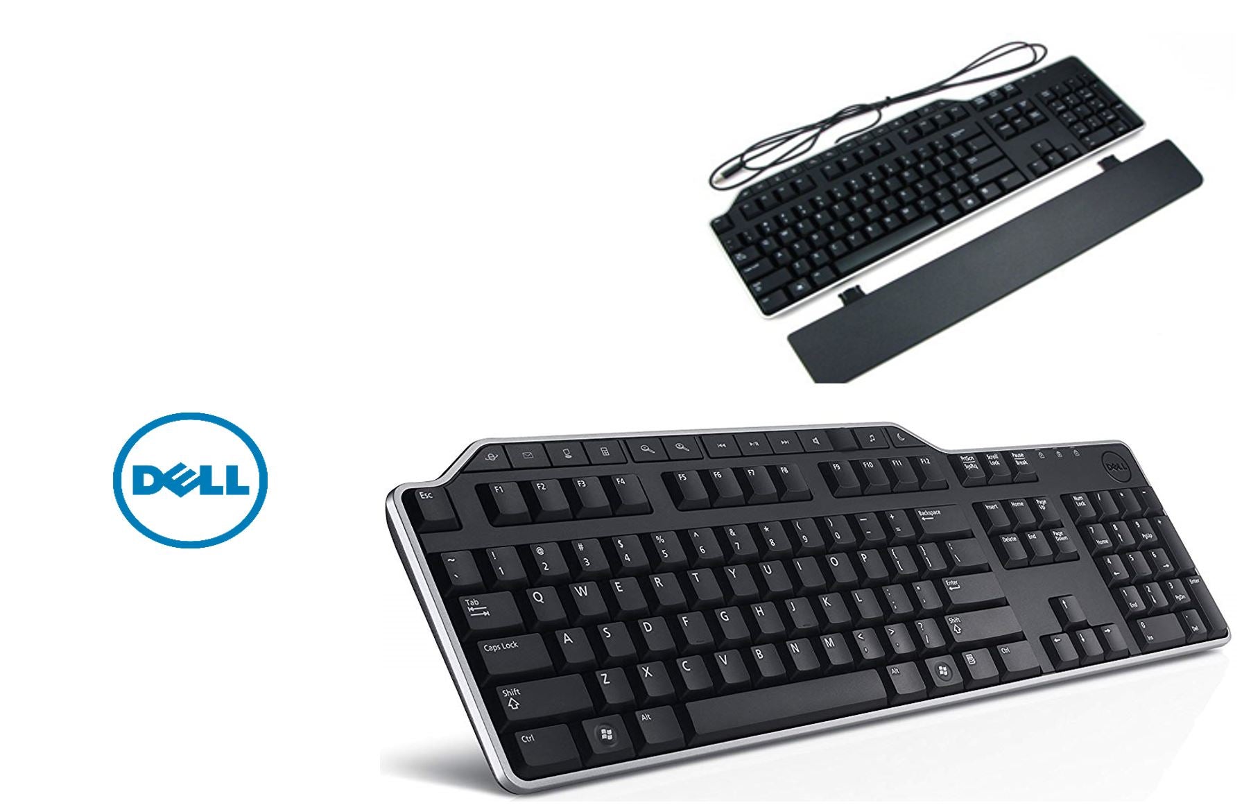 Dell Business Multimedia Keyboard En For W8 Kb522 Wired Quiet Acoustic Comptech Ltd 4773