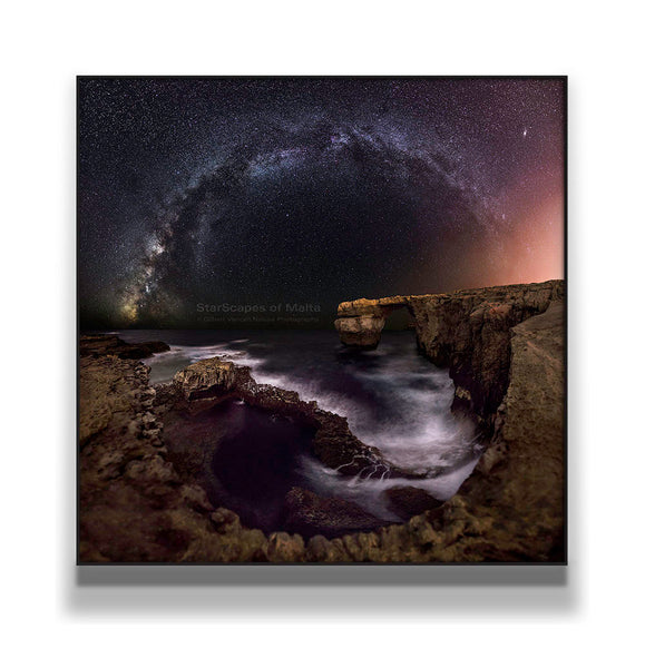 The Milky Way over Azure Window