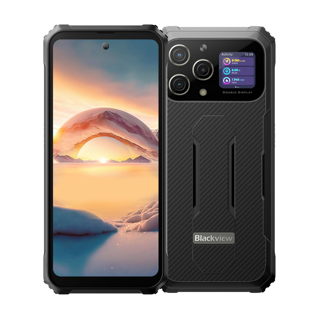 

Blackview BL8000 6.78+1.32 Inch Dual-screen 12GB+512GB MediaTek Dimensity 7050 Octa-core 8800mAh Ruggedized 5G Phone 12GB+512GB / Black