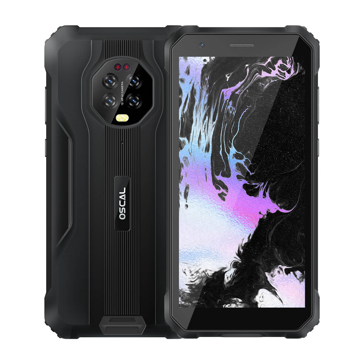 

Blackview OSCAL S60 Pro 5.7" 4+32GB 8.0MP IR Night-sight Camera 4G Ruggedized Cellphone 4GB+32GB / Black