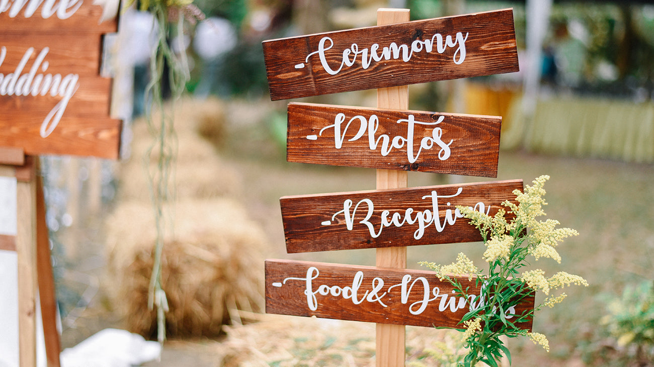 4 great ideas for woodsy weddings
