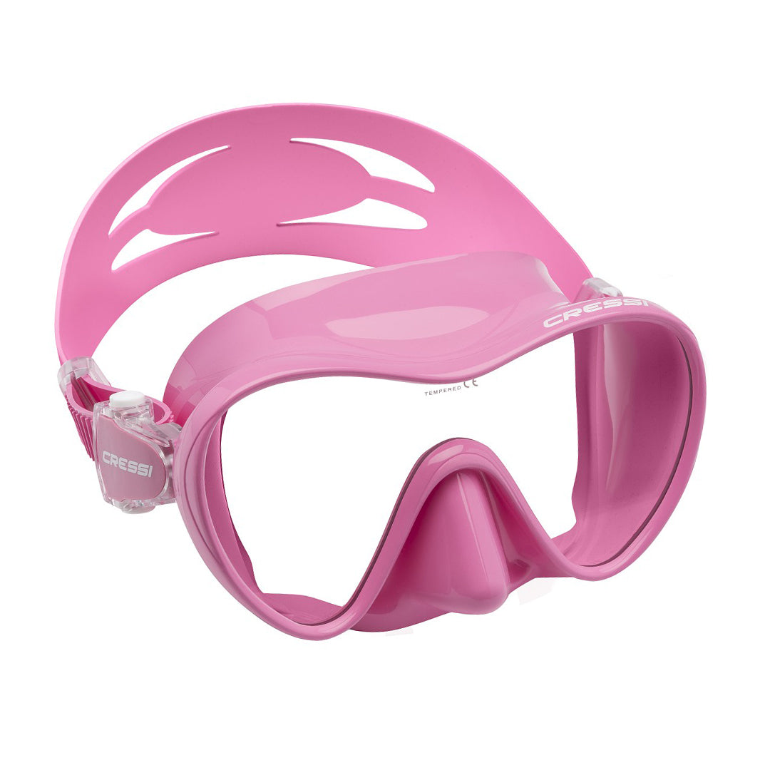 Cressi F1 Scuba and Snorkeling Frameless PINK ) InfinityDive
