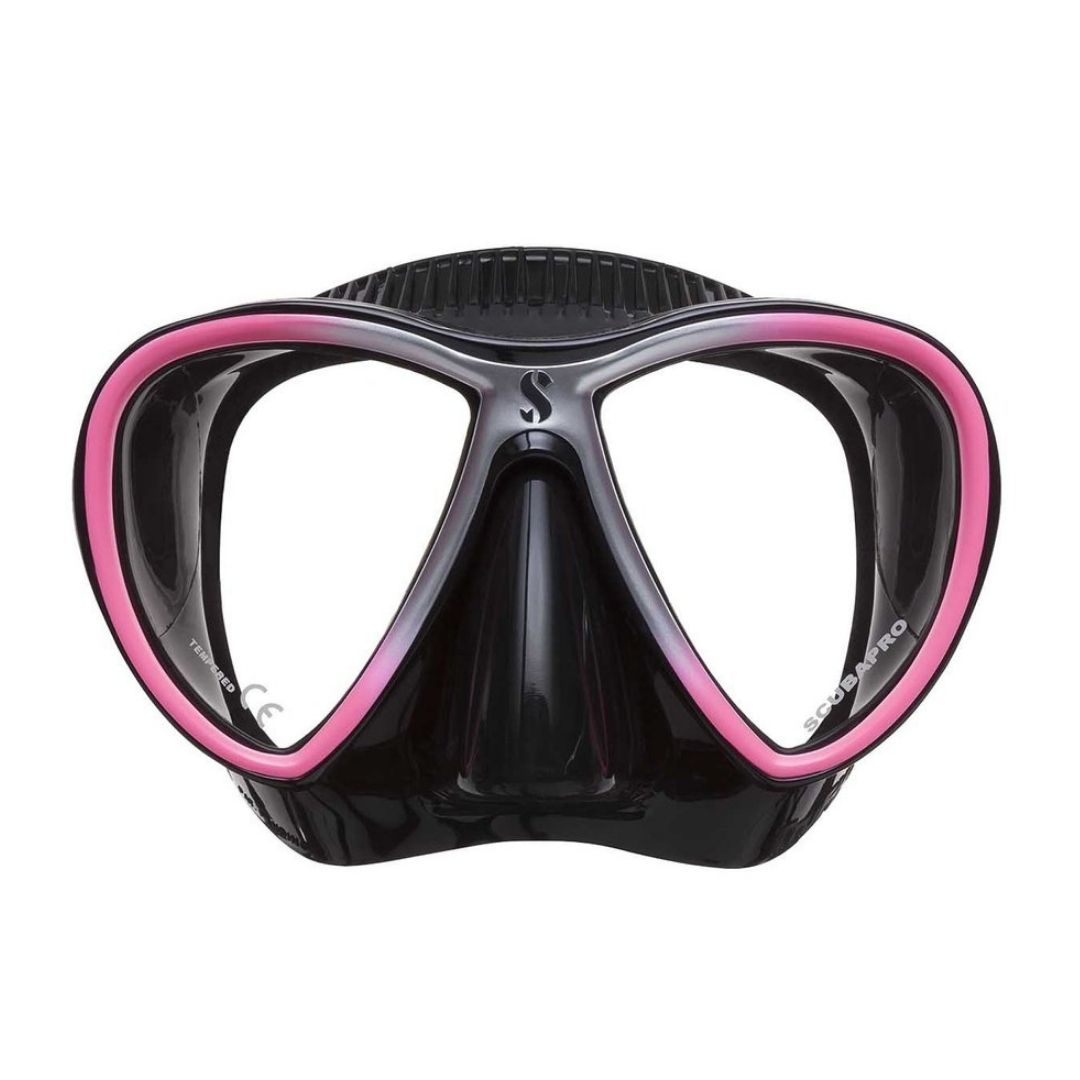 pink scuba mask