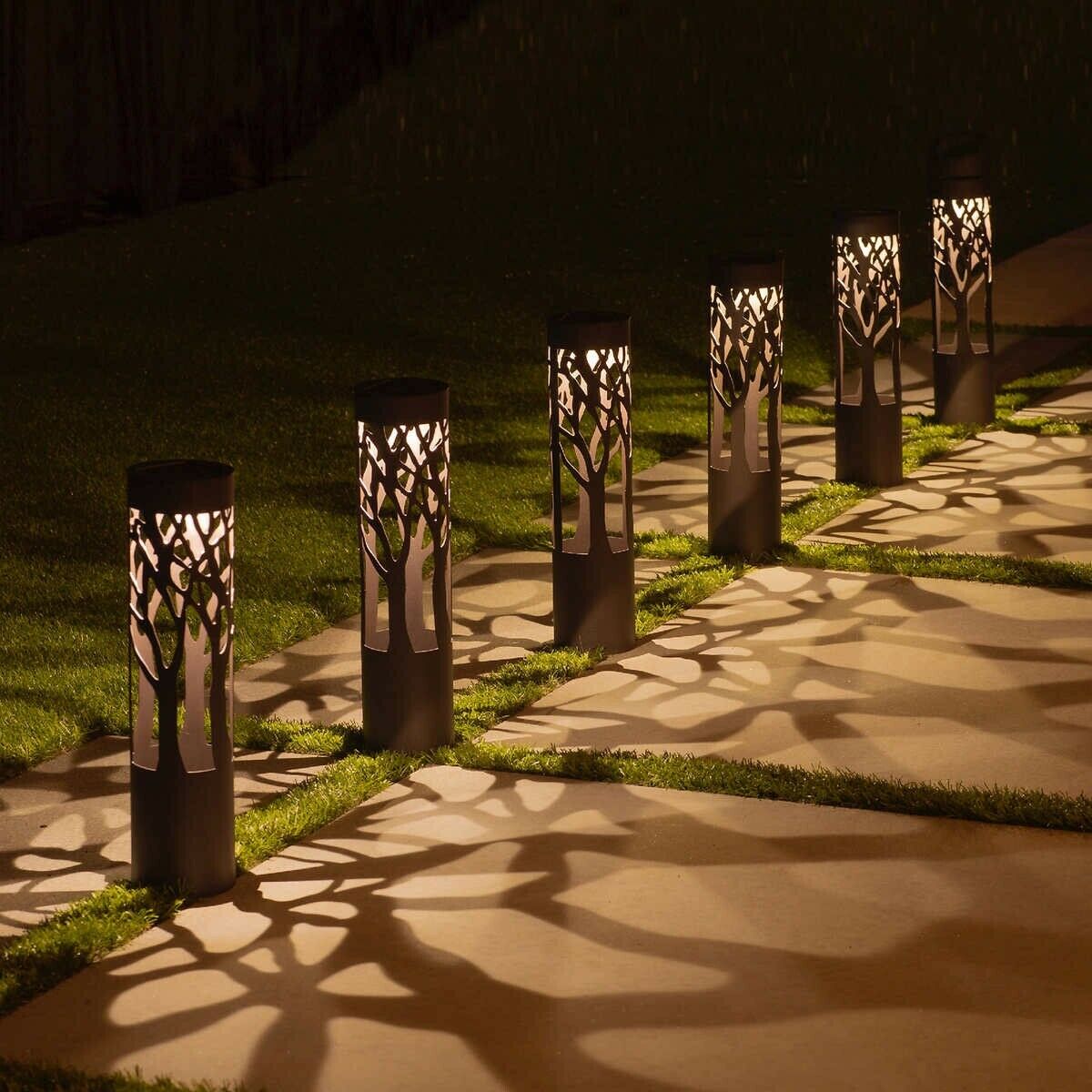 tommy bahama solar led bollard path light