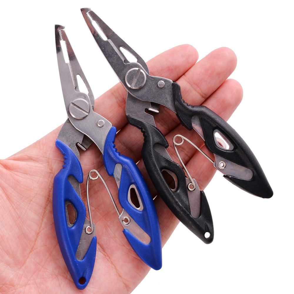 Stainless Steel Fishing Scissors Pliers Braid Line Lure Cutter Hook Remover Tack 