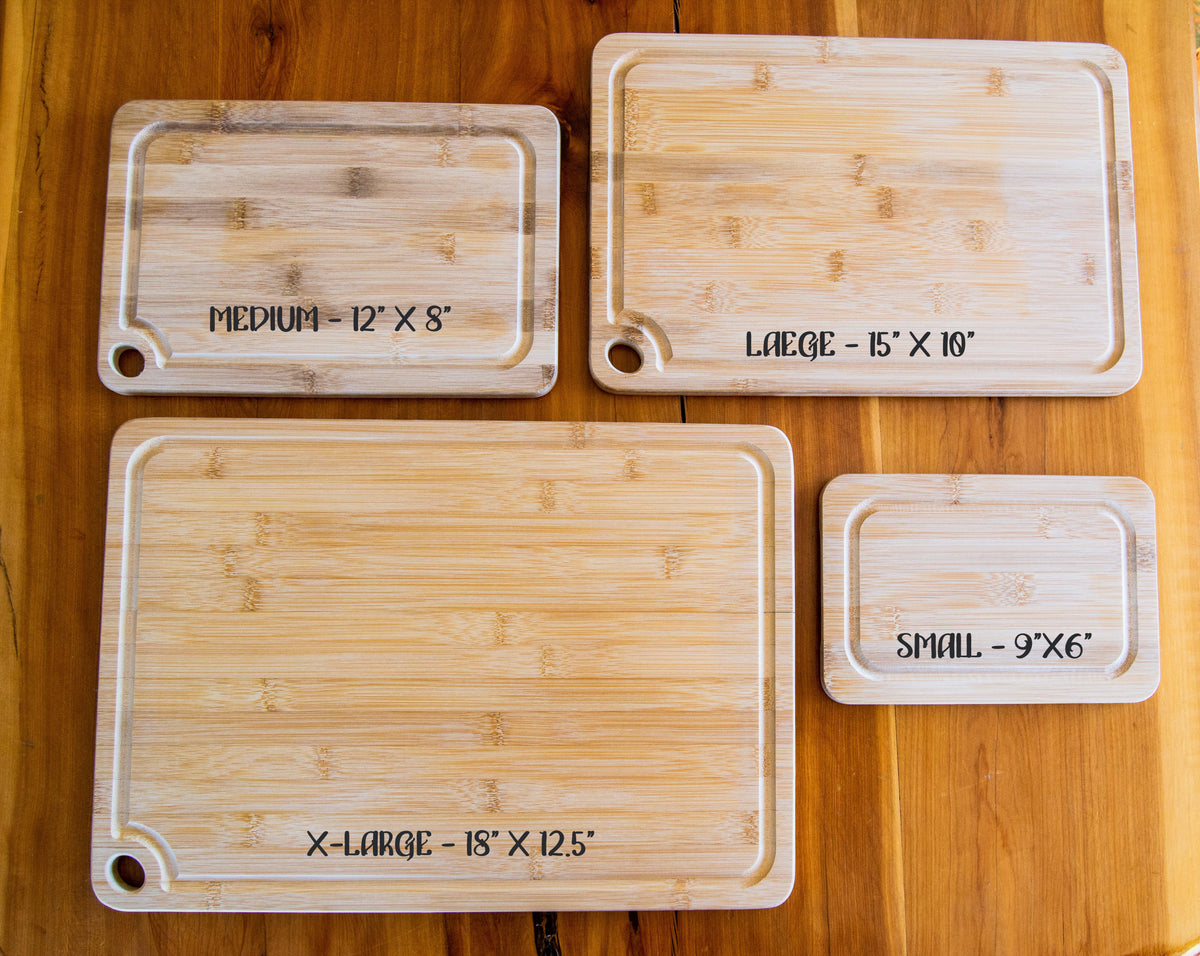 Cutting Board Sizes HoneybearDesigns