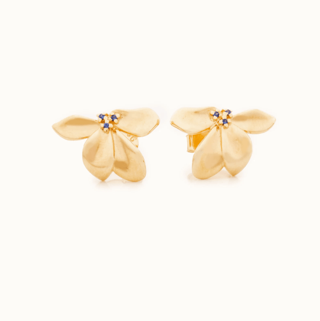 Dangle Petal Earrings with Diamonds - deJonghe Original Jewelry