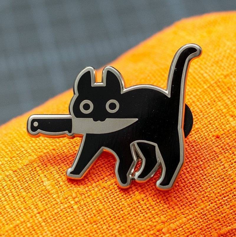 Murder Cat Enamel Pin Hard Enamel Enamel Camel