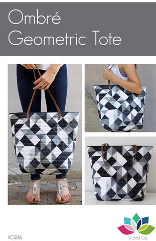 Ombre Geometric Tote by V and Co.