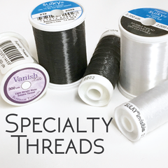 Sulky Invisible thread and Water Soluble thread