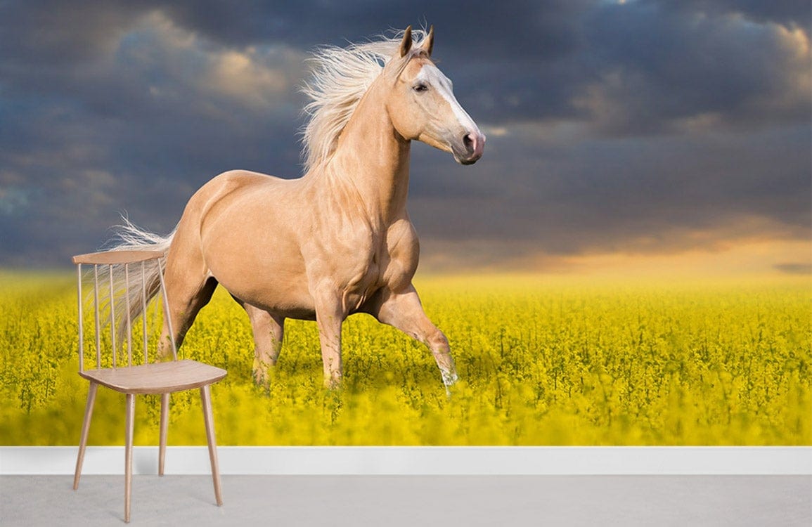 Palomino Horse Mural Wallpaper | Animal Wallpaper | Ever Wallpaper UK