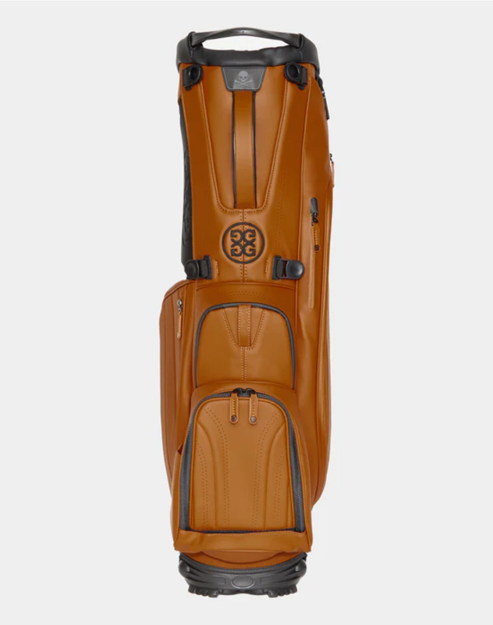 G/FORE TRANSPORTER TOUR CARRY GOLF BAG - COGNAC