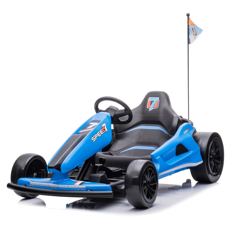 Little Riders Kids Ride on Car Go-Kart Swift with drift function 24V