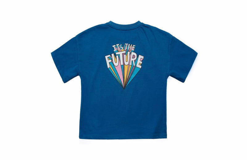 Toddler Boy It's The Future printed designed T-shirt