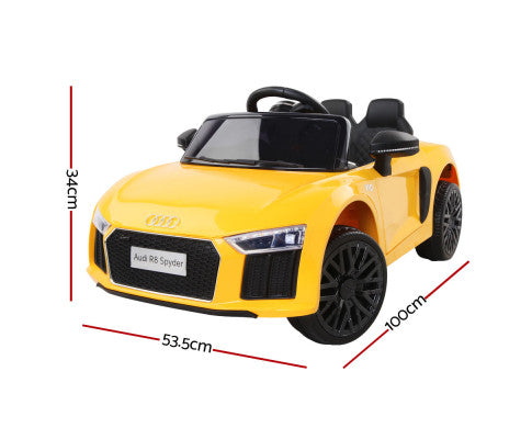 Kids Ride On Car Audi R8 Licensed Electric 12V