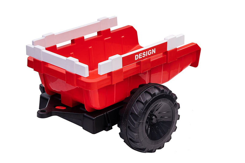 Kids Ride On Car 12V Tractor 2 In 1 With Trailer And Excavator