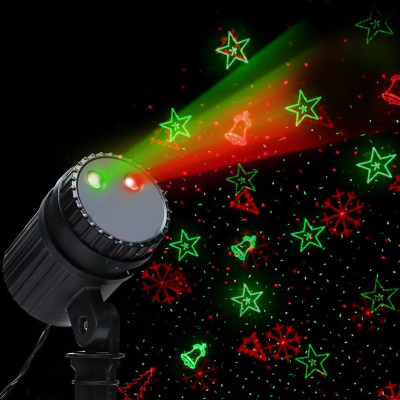 Jingle Jollys Moving LED Lights Laser Projector Landscape Lamp Christmas Decor