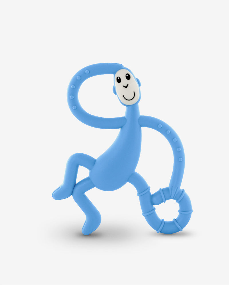 MATCHSTICK MONKEY DANCING MONKEY TEETHER - BABY BLUE