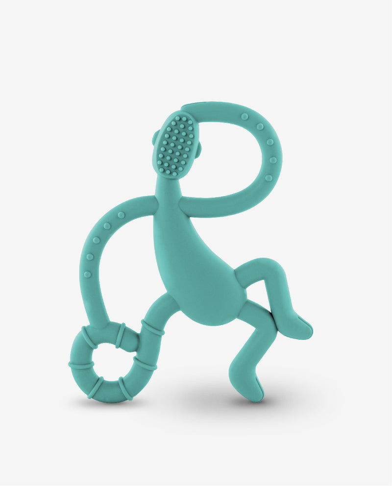 MATCHSTICK MONKEY DANCING MONKEY TEETHER - EMERALD GREEN