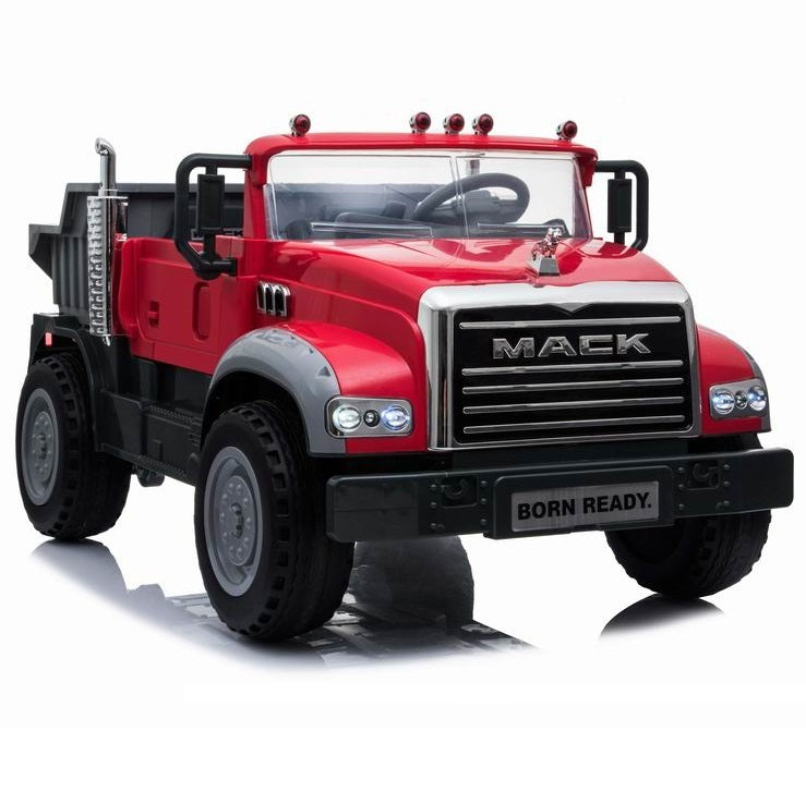 Little Riders Kids Ride On Car Licensed Mack Dump Truck