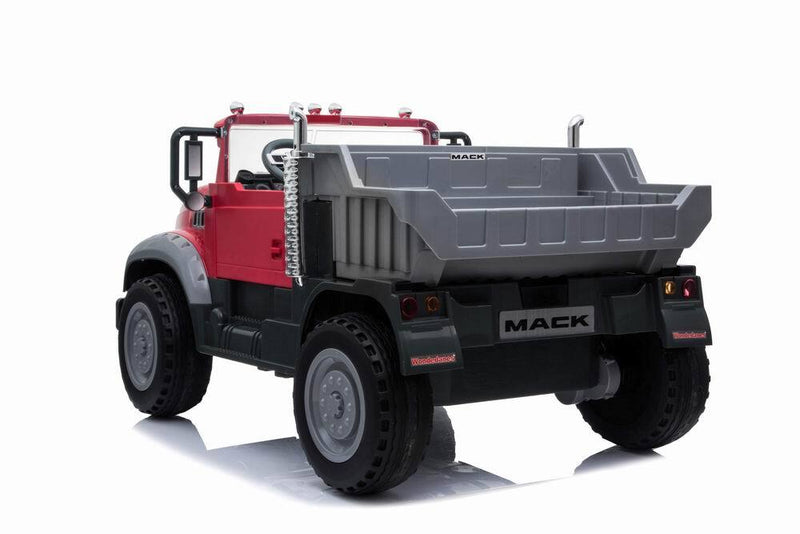 Little Riders Kids Ride On Car Licensed Mack Dump Truck