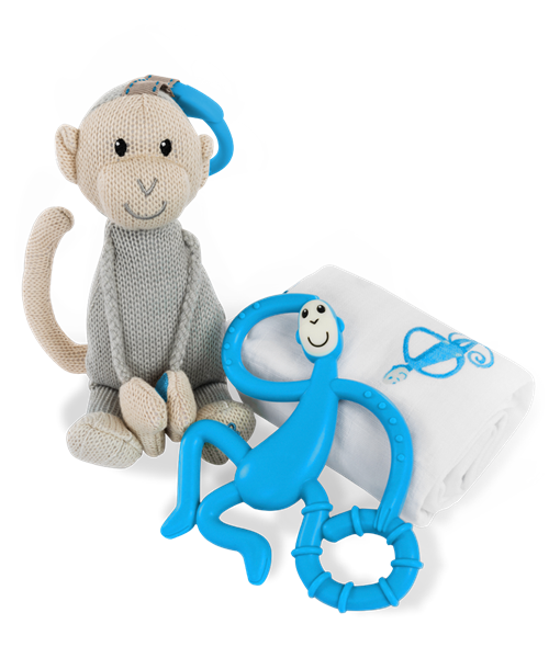 MATCHSTICK MONKEY GIFT SET - BLUE