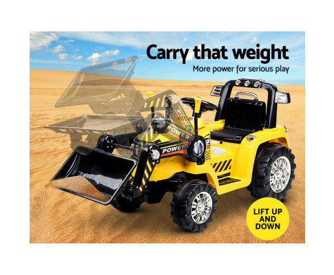 Kids Ride On Car Electric Digger Bulldozer