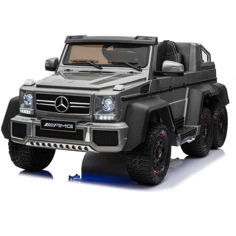 Little Riders Kids Ride On Car Licensed Mercedes Benz G63 with 6 Wheels 4WD