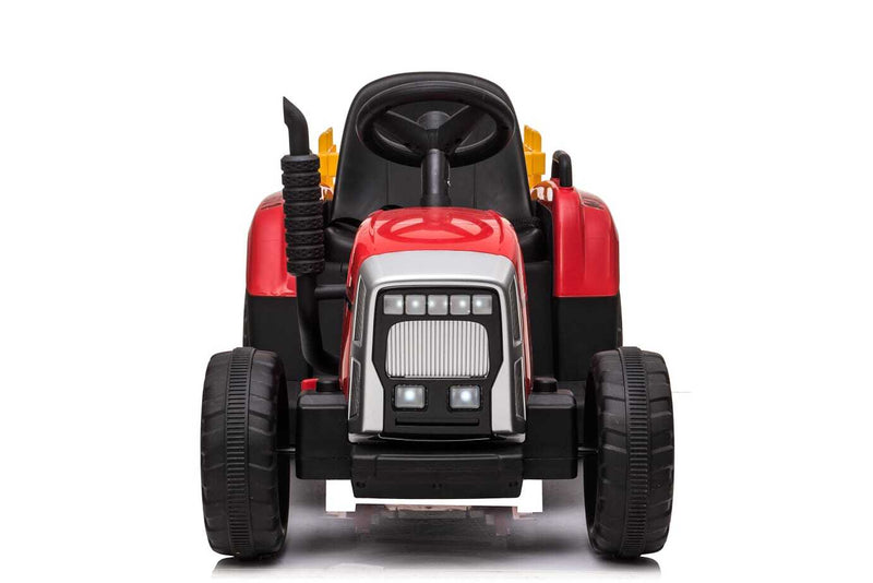 Little Riders Kids Ride On Car Farm Expert Tractor with Trailer 12V