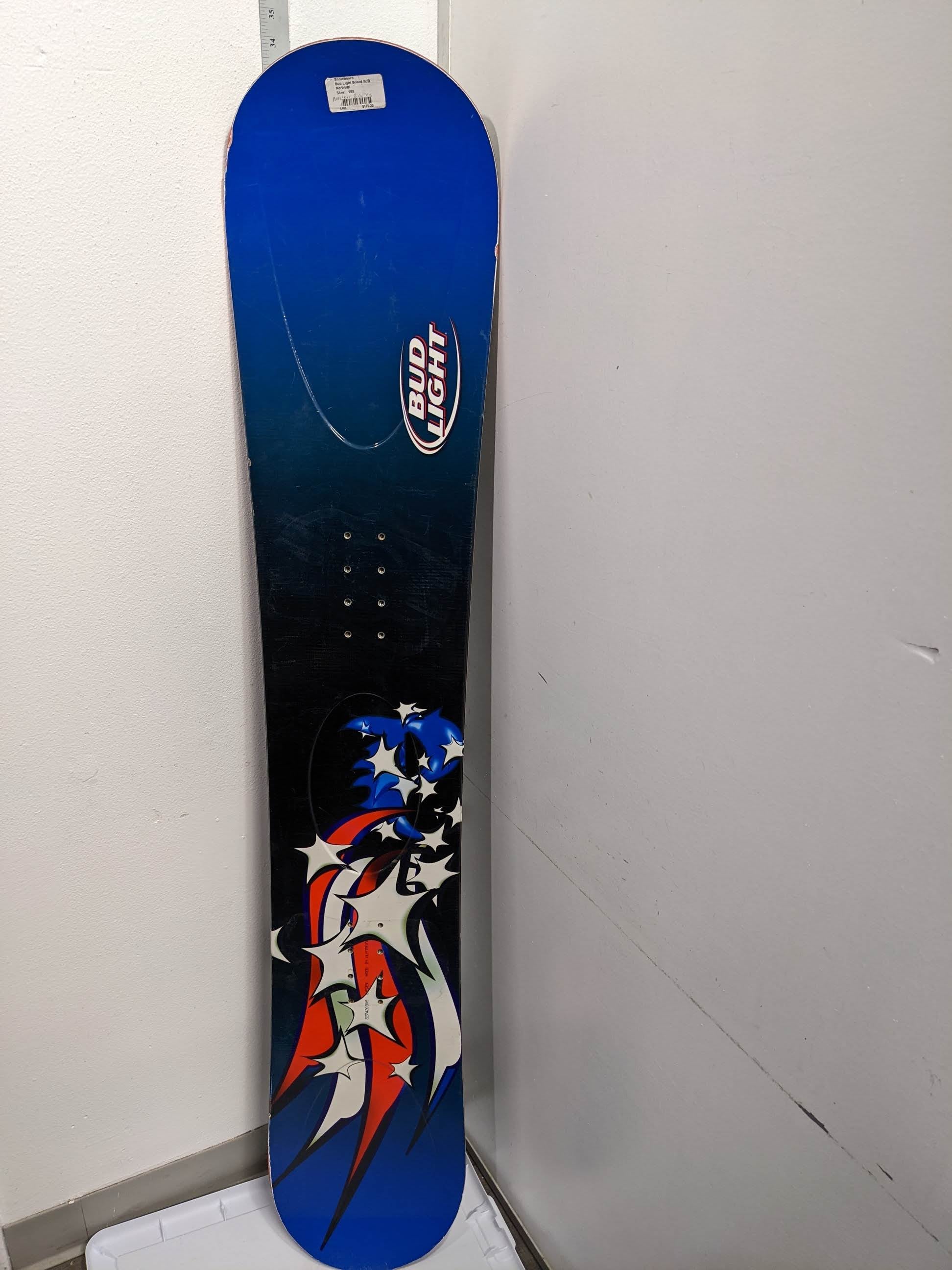 Verkeerd bitter geur Bud Light Snowboard (Deck Only) Size 158 cm Blue Used – Replays Sports  Exchange
