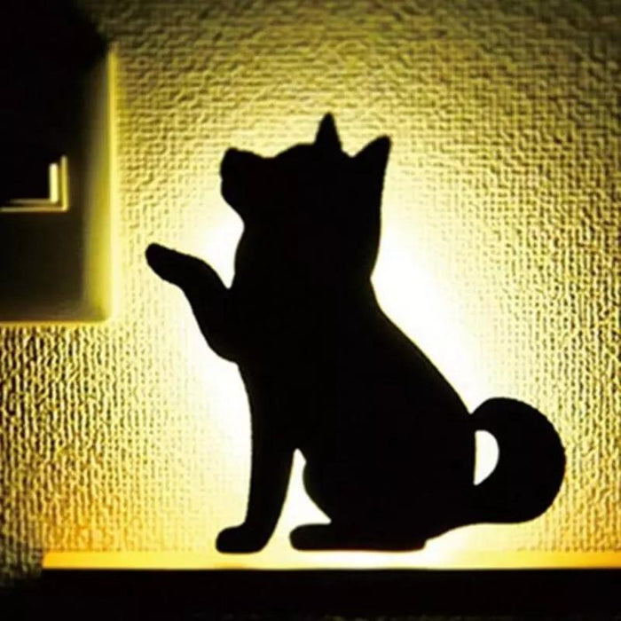 LED Animal Shape Cats Lamps Wall Lamp - full