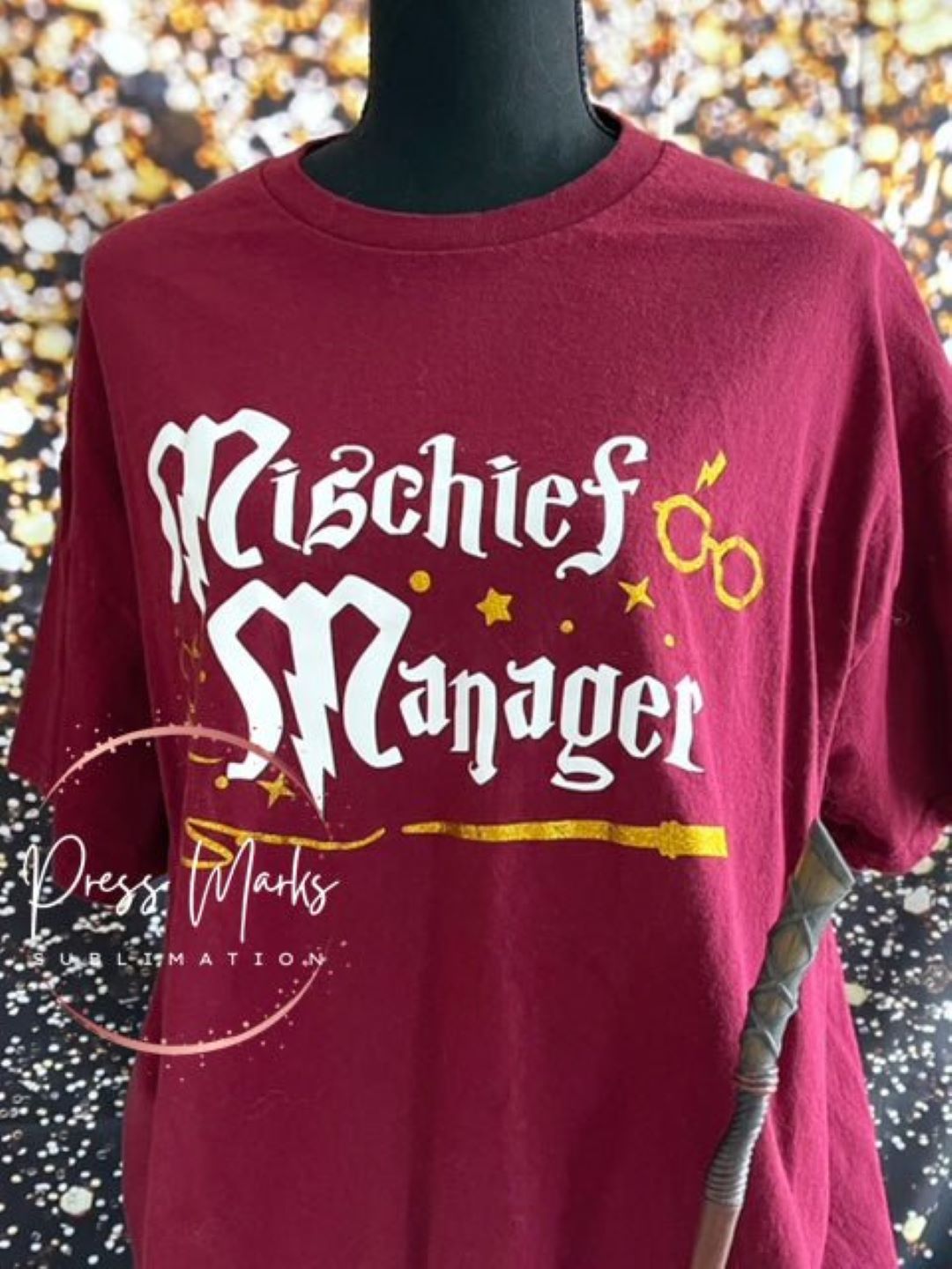 Mischief Financer, Supporter & Manager Vinyl T-Shirt –