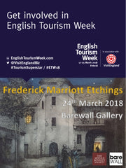 Frederick Marriott Etchings 24th March 2018 with Arnold Bennett Society at Barewall Art Gallery, Burslem, Stoke on Trent