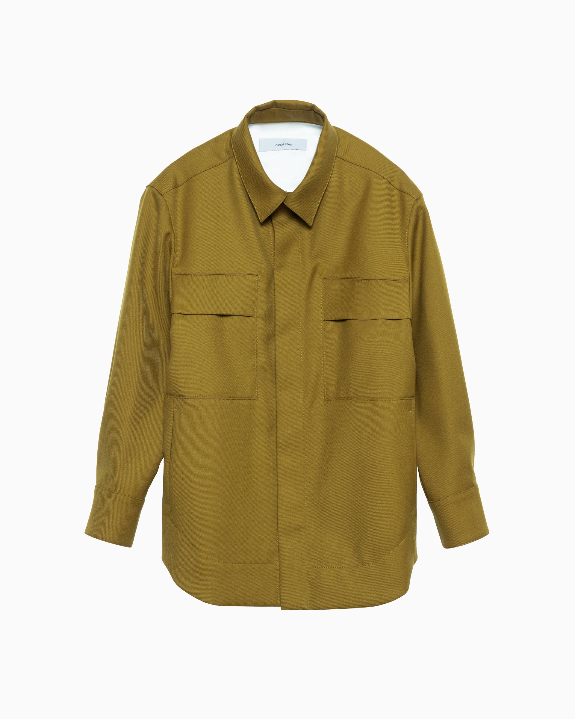 overcoat ウール シャツ ジャケット ※新品 - トップス