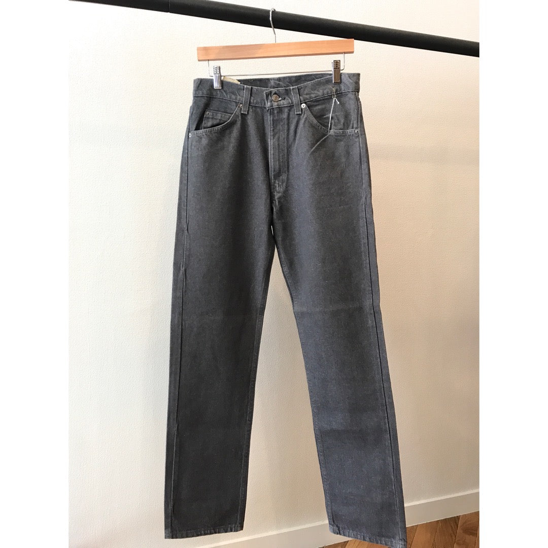 80s〜 Levis 505e BLACK コットンツイルパンツ デニム | one