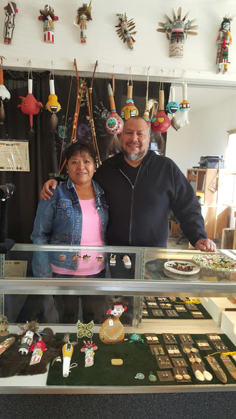 With Trinidad Lucas in her shop.  She is a great person and gifted artist.
